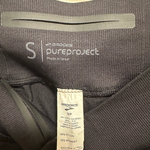 Brooks Pureproject Seamless Running Tight Leggings Black Womens S Small - Picture 4 of 5